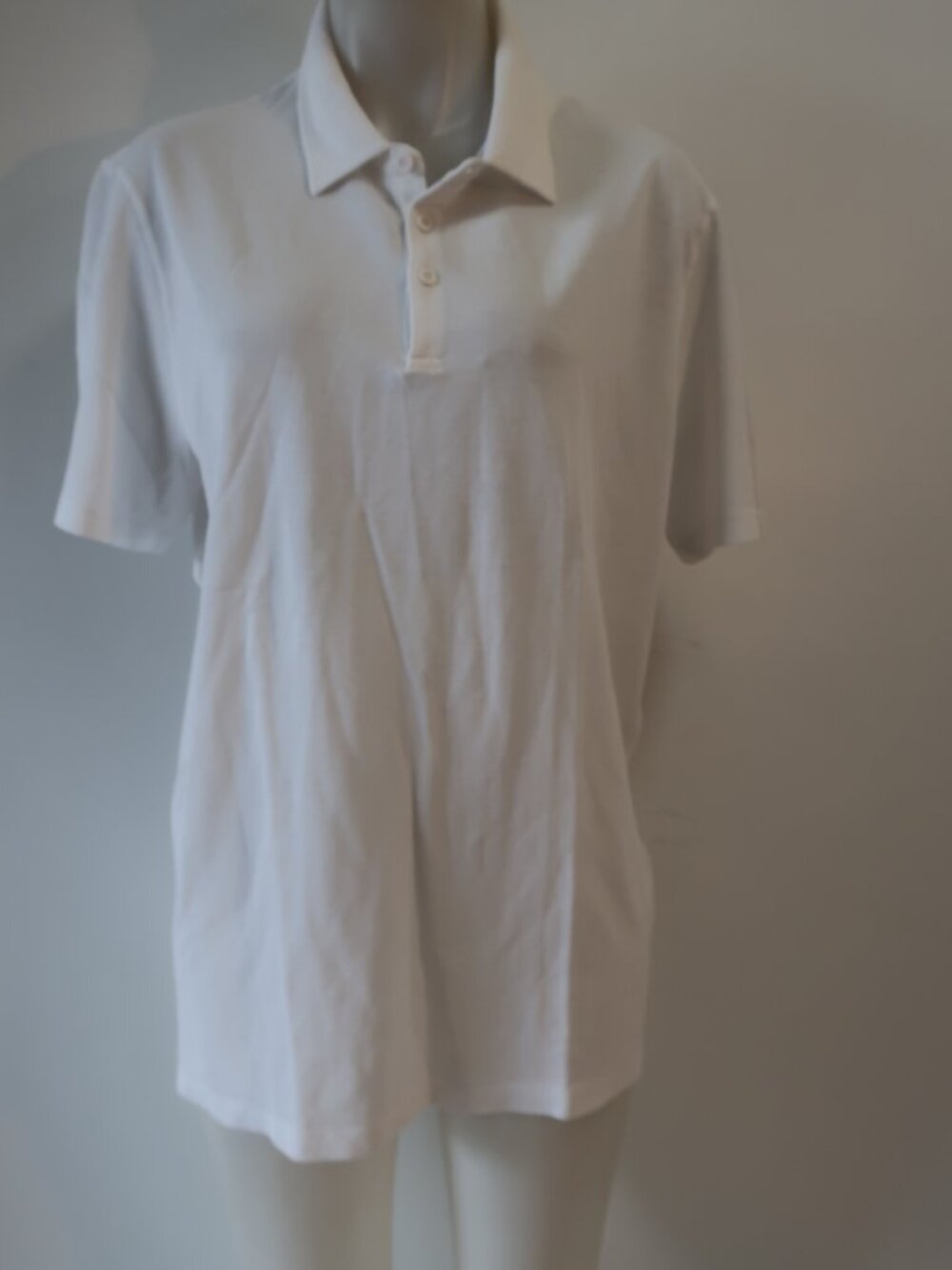 Mens Falconeri White Short Sleeve Polo Shirt IT 52/US XL
